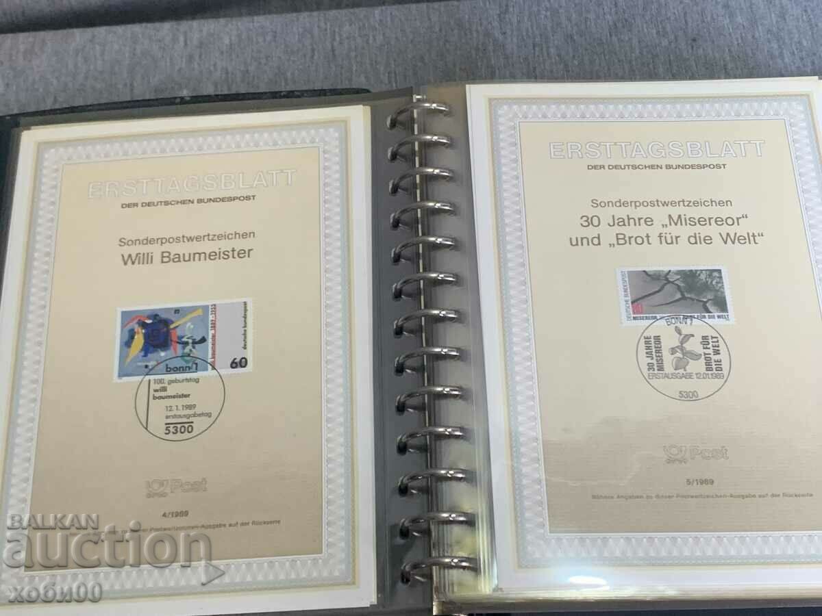 timbre poștale Germania Prima coală 89-90 cu preț 30.00 BGN | € 15.34 timbre poștale Germania Prima coală 89-90 cu preț 30.00 BGN | € 15.34