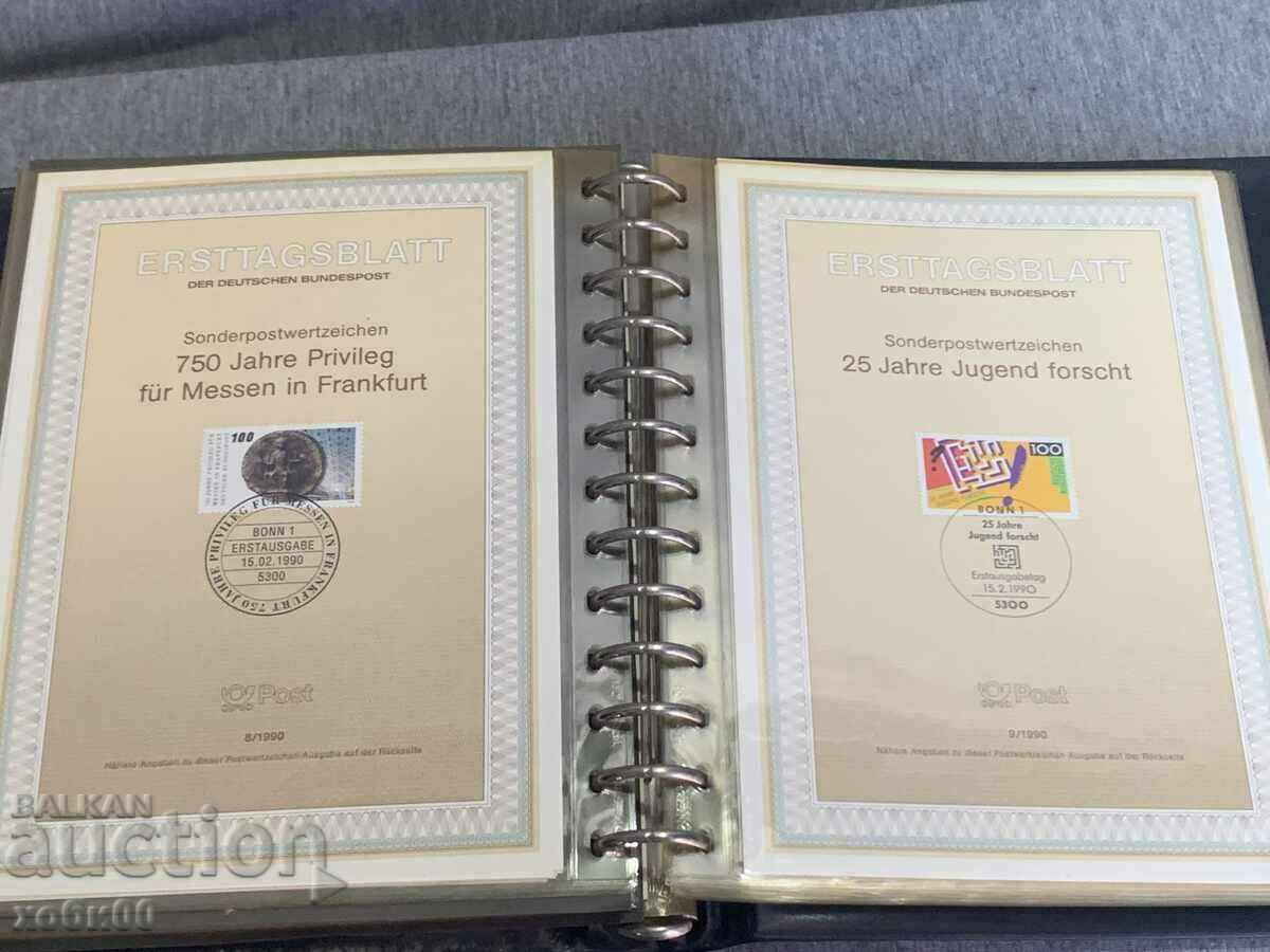 Licitație timbre poștale Germania Prima coală 89-90 Licitație timbre poștale Germania Prima coală 89-90