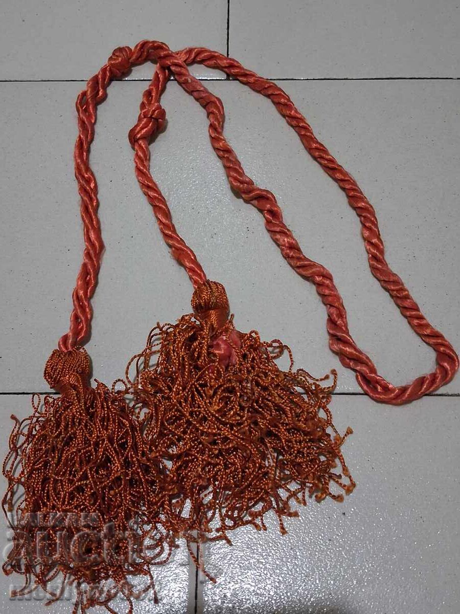 Παράδοση Πλεκτό κορδόνι με φούντες παραδοσιακή φορεσιά Παράδοση Πλεκτό κορδόνι με φούντες παραδοσιακή φορεσιά