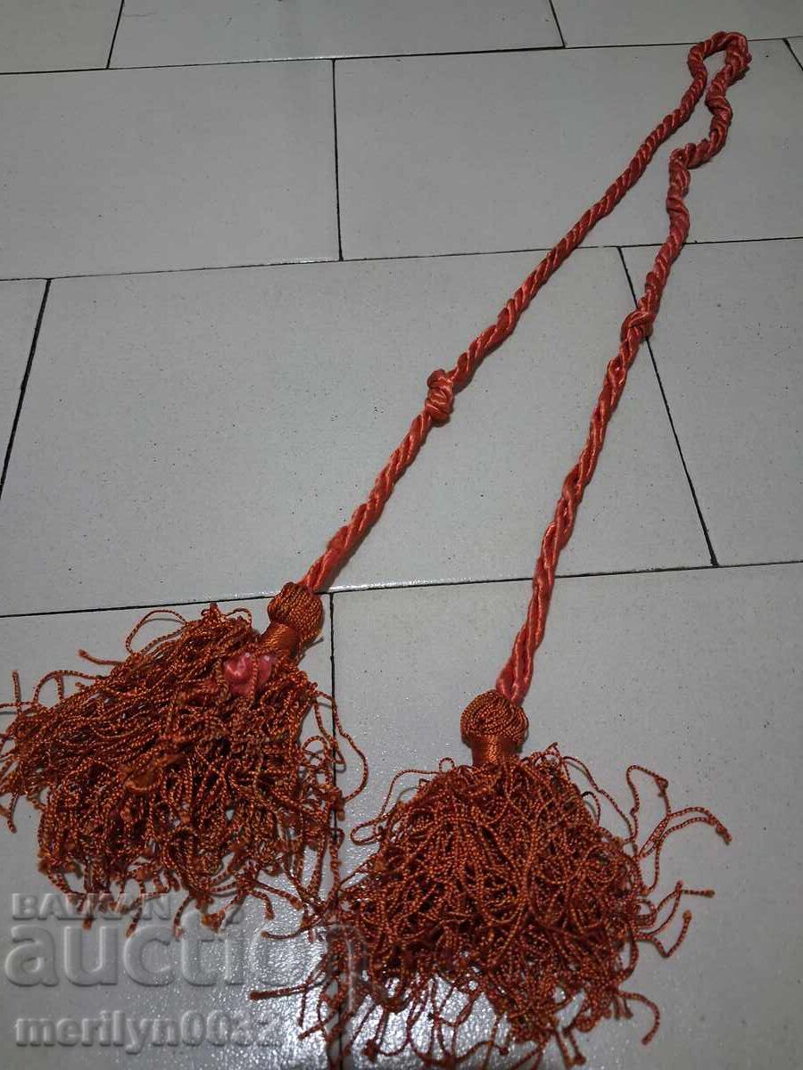 Πλεκτό κορδόνι με φούντες παραδοσιακή φορεσιά Πλεκτό κορδόνι με φούντες παραδοσιακή φορεσιά