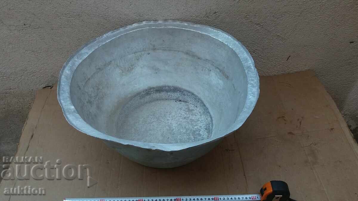 LARGE ALUMINUM FLOWERPOT, TUB, TROUGH with price 16.99 BGN | € 8.69