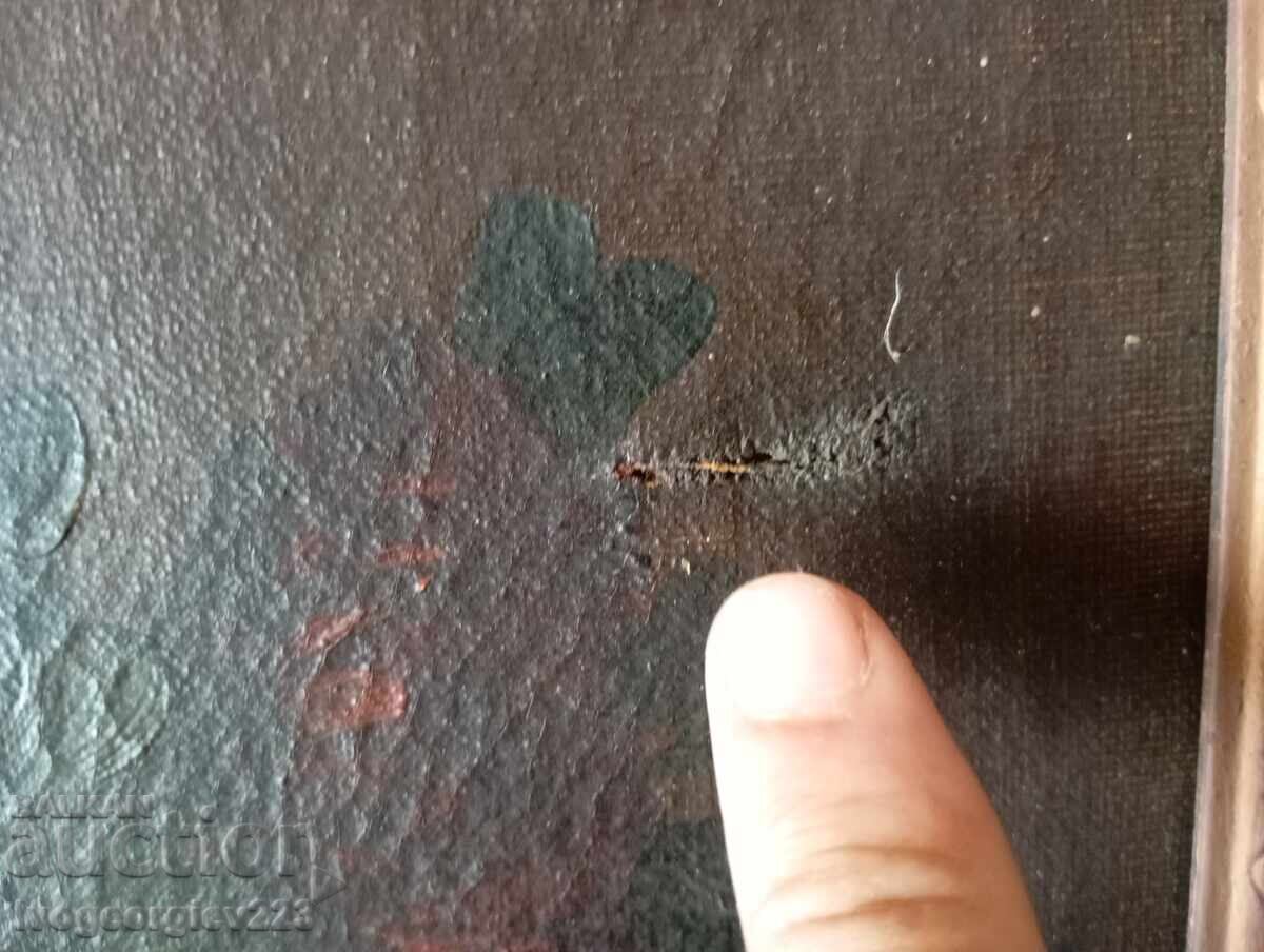 Παράδοση Παλιός πίνακας - λουλούδια