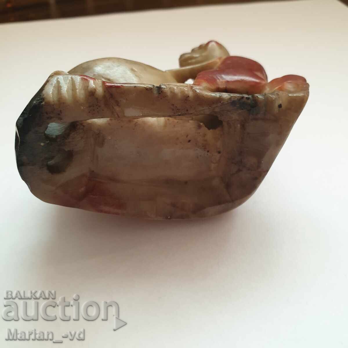 Figurina veche din piatră de săpun - 5 Figurina veche din piatră de săpun - 5