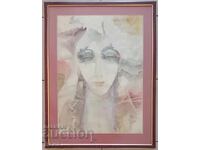 Нанет Баклаян акварел 1996г.