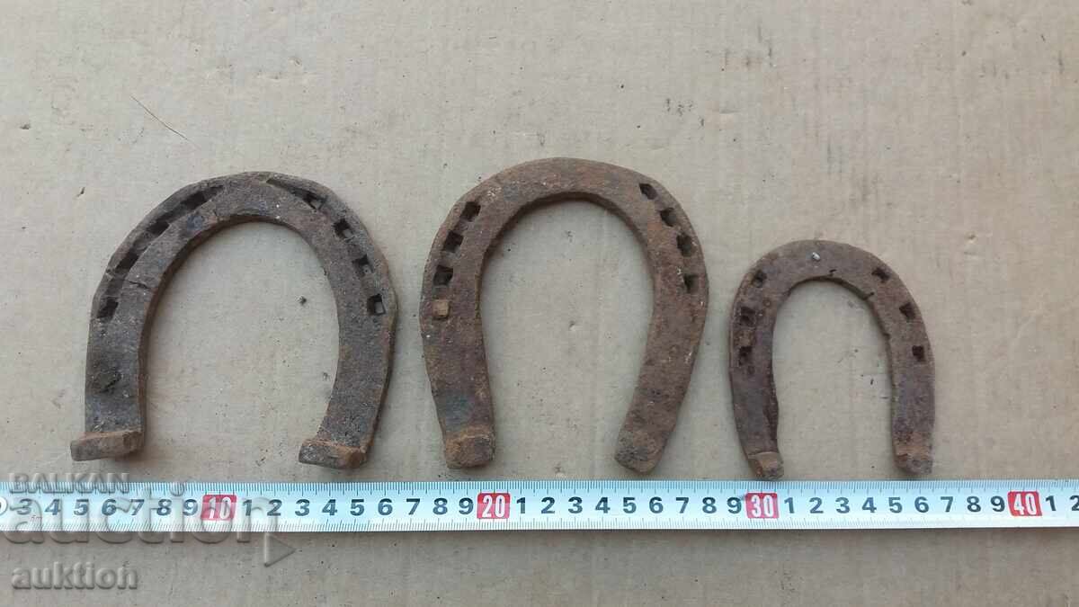 LOT OF 3 HORSESHOES - 6 LOT OF 3 HORSESHOES - 6