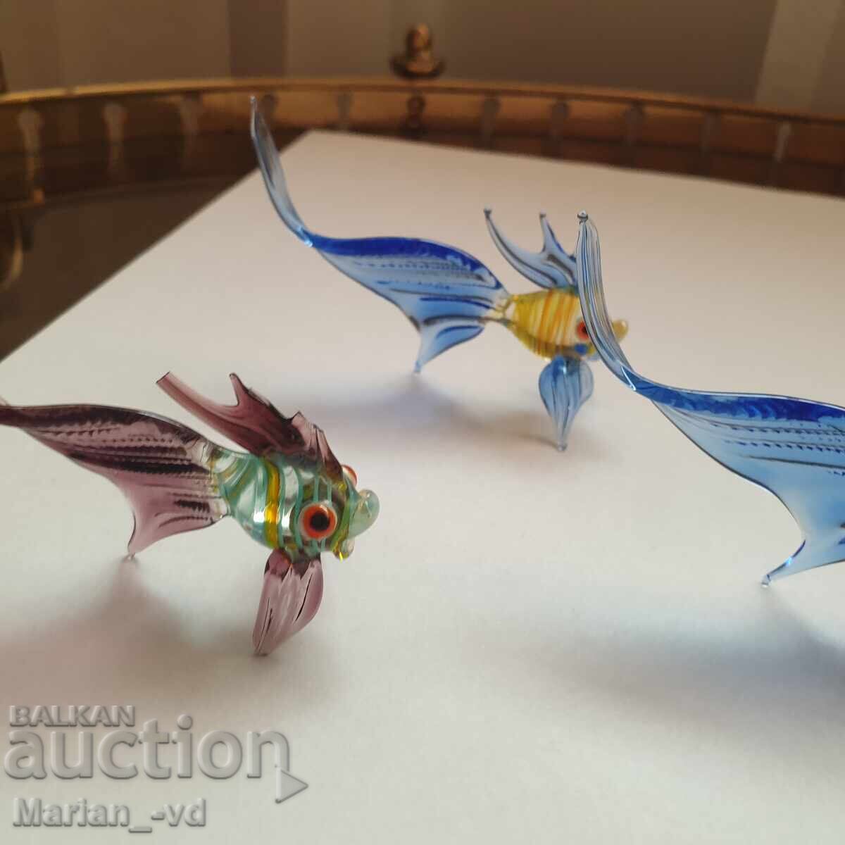 Glass fish - 3 pieces, handmade - 6