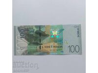 100 Dobras São Tomé și Príncipe 2016 - Bancnotă UNC
