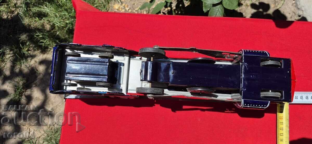 Delivery of OLD LARGE TIN LOCOMOTIVE - OLYMPIA - JAPAN