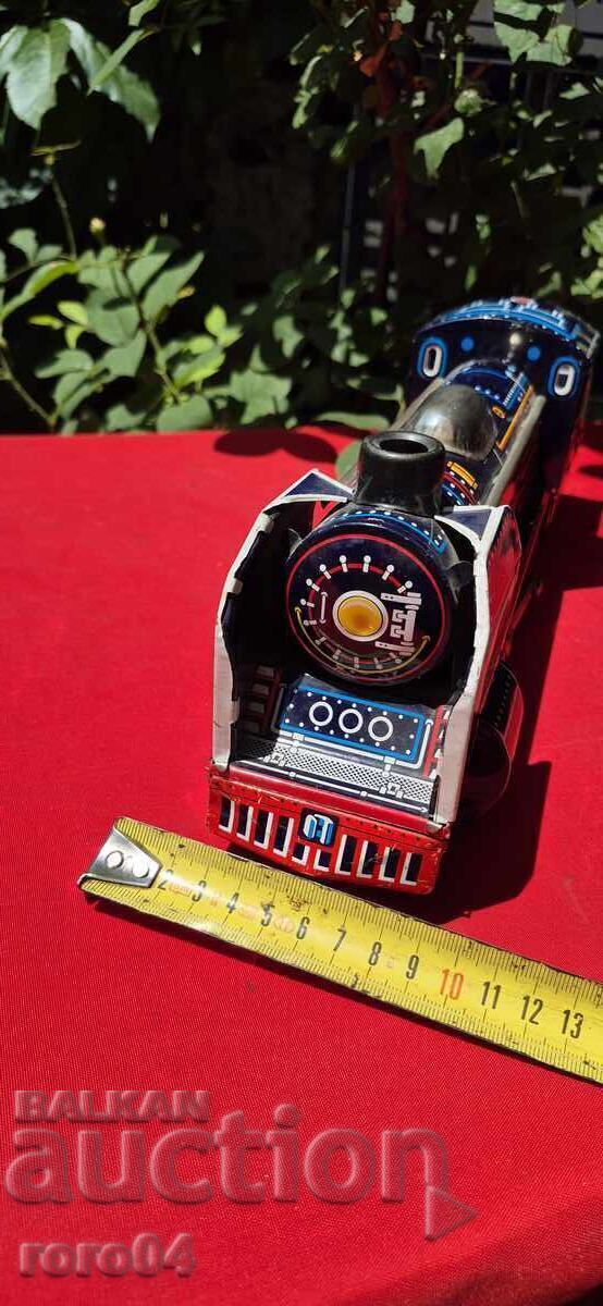 OLD LARGE TIN LOCOMOTIVE - OLYMPIA - JAPAN - 5