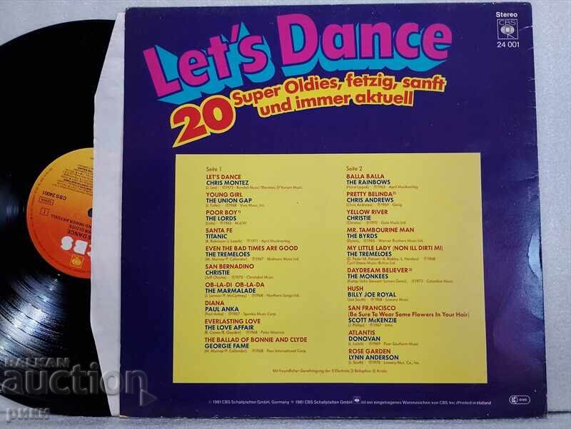 Let's Dance 20 Super Oldies, Lively, Gentle And Always Current with price 18.00 BGN | € 9.20