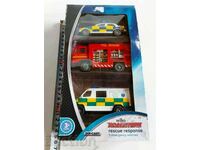 ΣΕΤ ΚΟΥΤΙ 3 ΤΕΜΑΧΙΑ ΠΑΙΔΙΚΟ ΠΑΙΧΝΙΔΙ ΑΥΤΟΚΙΝΗΤΟ ΦΟΡΤΗΓΟ ΠΥΡΟΣΒΕΣΤΙΚΟ