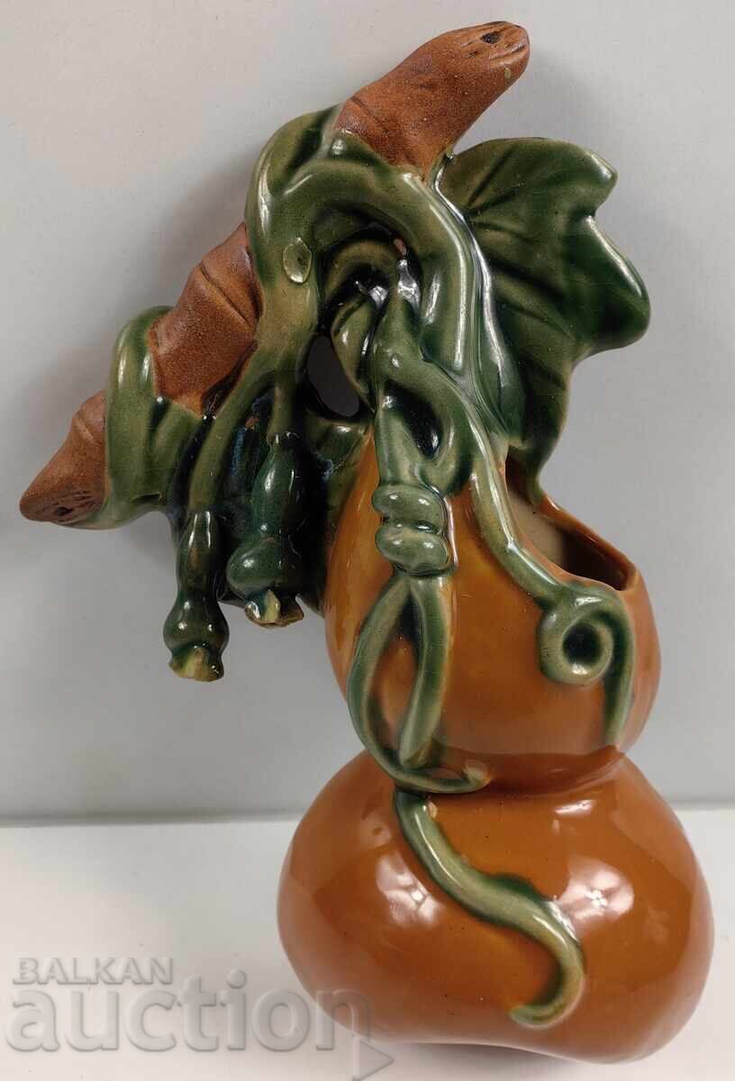 BEAUTIFUL CERAMIC WALL VASE VASE - 6