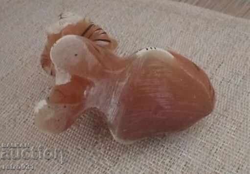 Figurină Tigru din piatră naturală, Piatră de Carneol - 5 Figurină Tigru din piatră naturală, Piatră de Carneol - 5