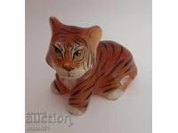 Figurină Tigru din piatră naturală, Piatră de Carneol