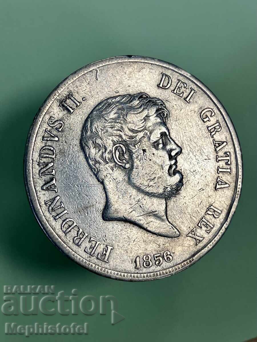 120 Grana 1856, Two Sicilies - Silver Coin with price 154.89 BGN | € 79.19