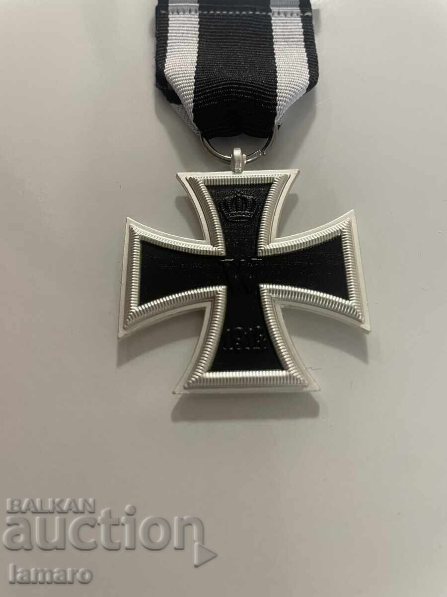 Αντίγραφο μεταλλίου τάγματος 1913 - 1914 Γερμανία Σιδηρούς Σταυρός με τιμή 27.00 BGN | € 13.80 Αντίγραφο μεταλλίου τάγματος 1913 - 1914 Γερμανία Σιδηρούς Σταυρός με τιμή 27.00 BGN | € 13.80