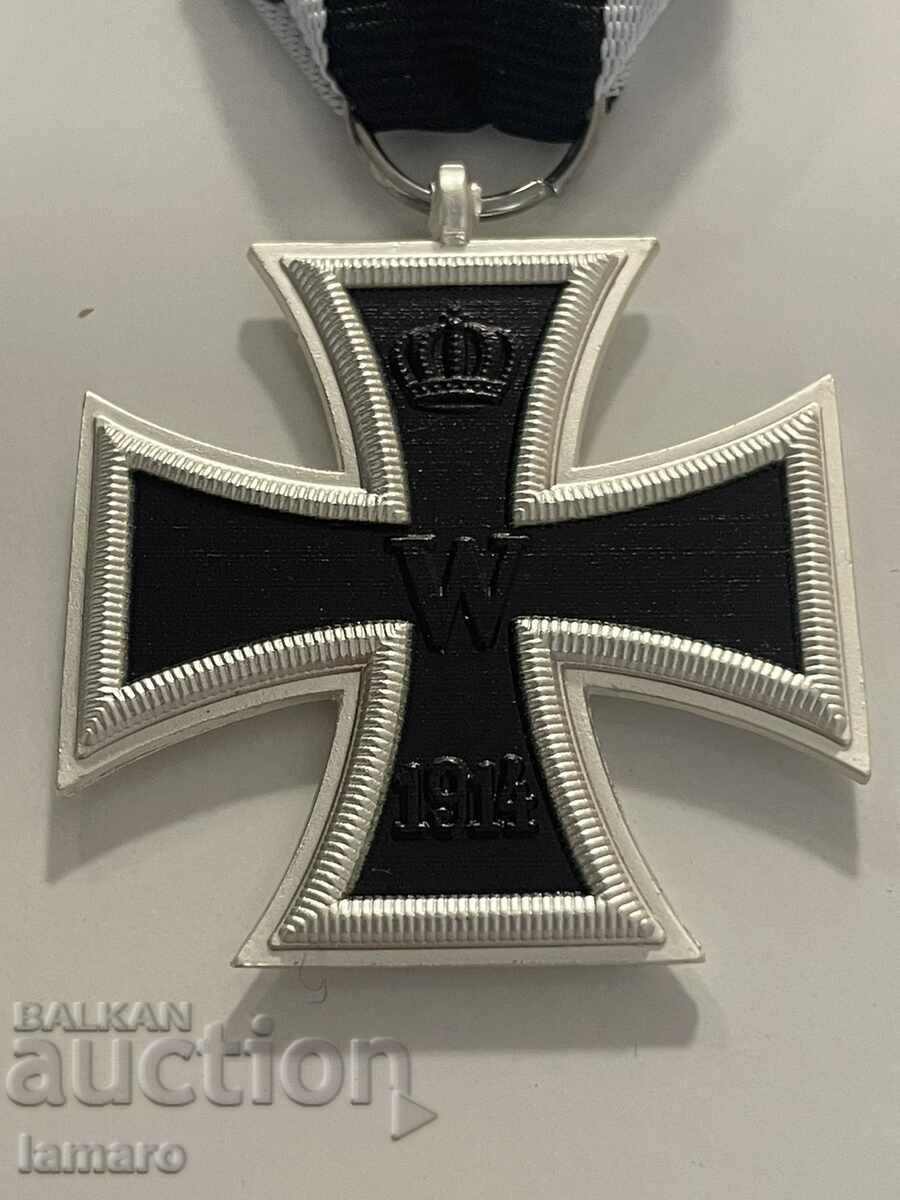 Δημοπρασία Αντίγραφο μεταλλίου τάγματος 1913 - 1914 Γερμανία Σιδηρούς Σταυρός Δημοπρασία Αντίγραφο μεταλλίου τάγματος 1913 - 1914 Γερμανία Σιδηρούς Σταυρός