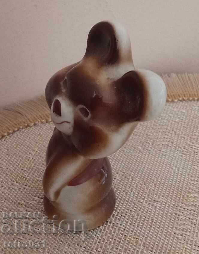 Figurină de porțelan Mișa. Olimpiada de la Moscova-1980. Rusia - 5