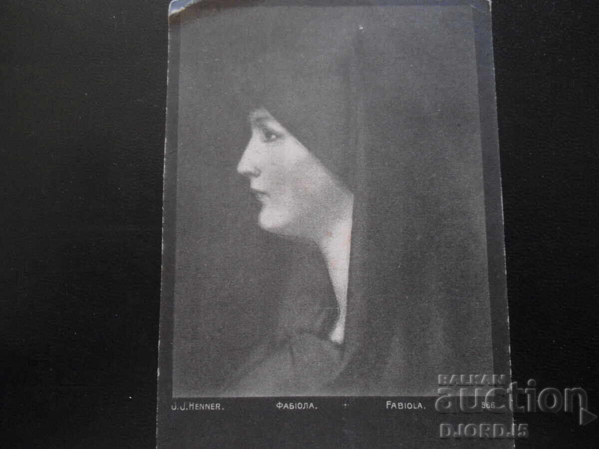 Old postcard, Fabiola Old postcard, Fabiola
