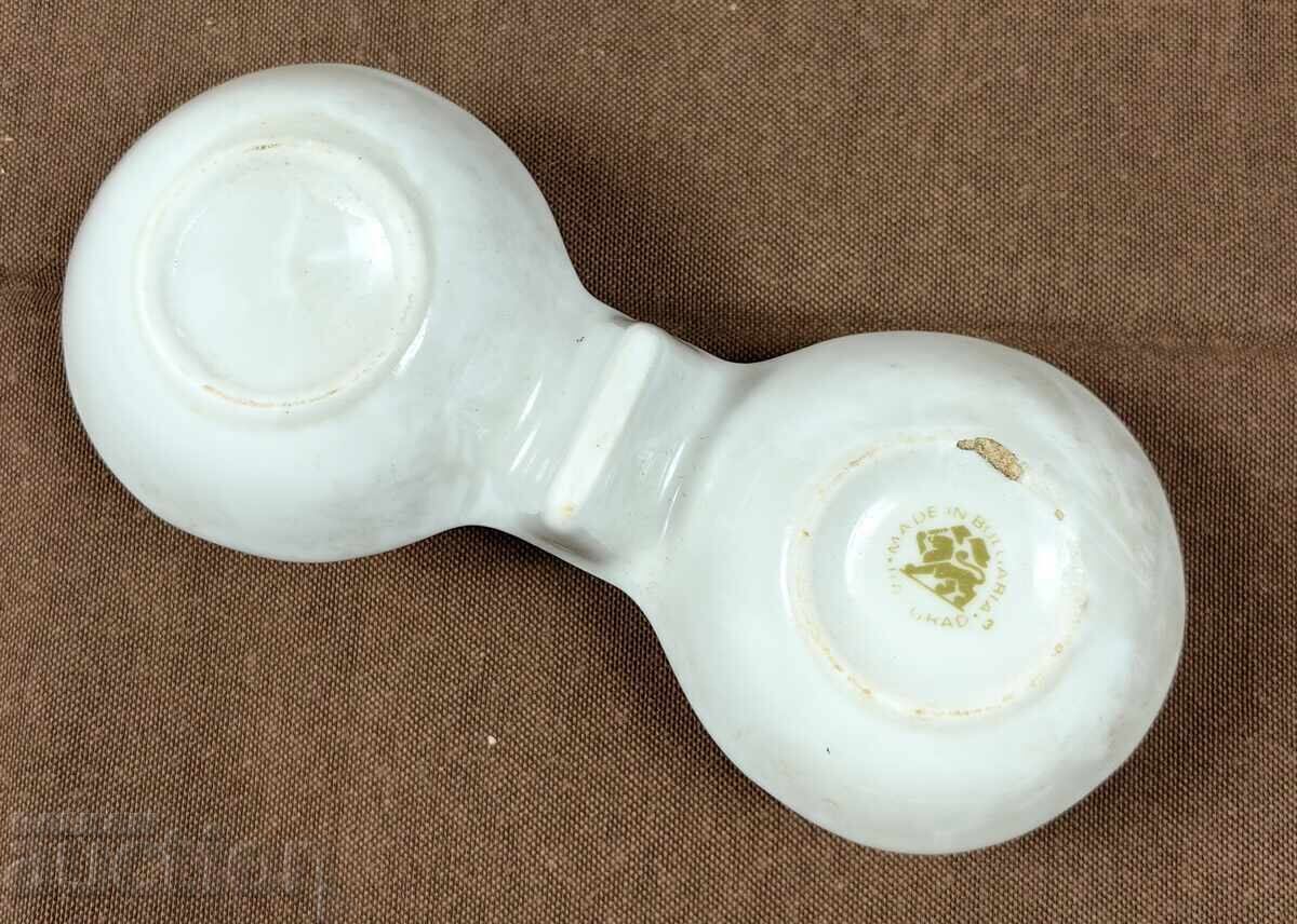 Delivery of UNUSED PORCELAIN SOC SALT BOX DEGRADED PORCELAIN SALT