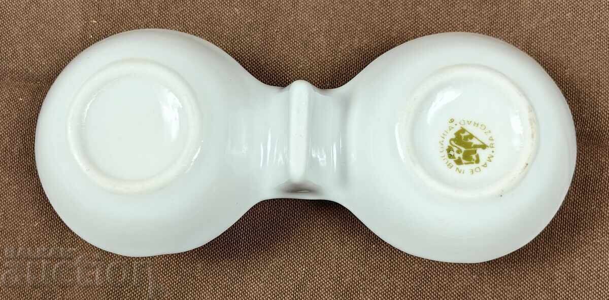 Delivery of UNUSED PORCELAIN SOC SALT BOX DEGRADED PORCELAIN SALT