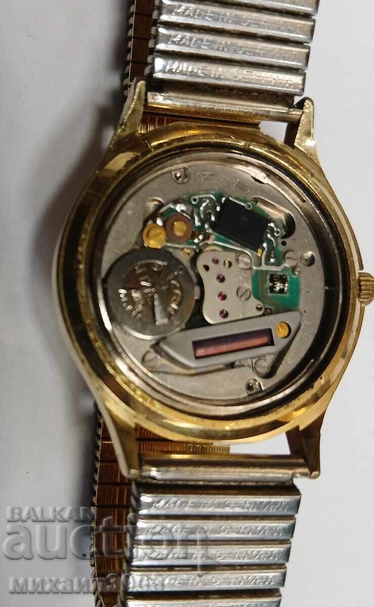 ΓΕΡΜΑΝΙΚΟ ΡΟΛΟΙ ΧΕΡΙΟΥ QUARTZ JUNGHANS ΜΕ ΕΠΙΧΡΥΣΩΜΑ - 5