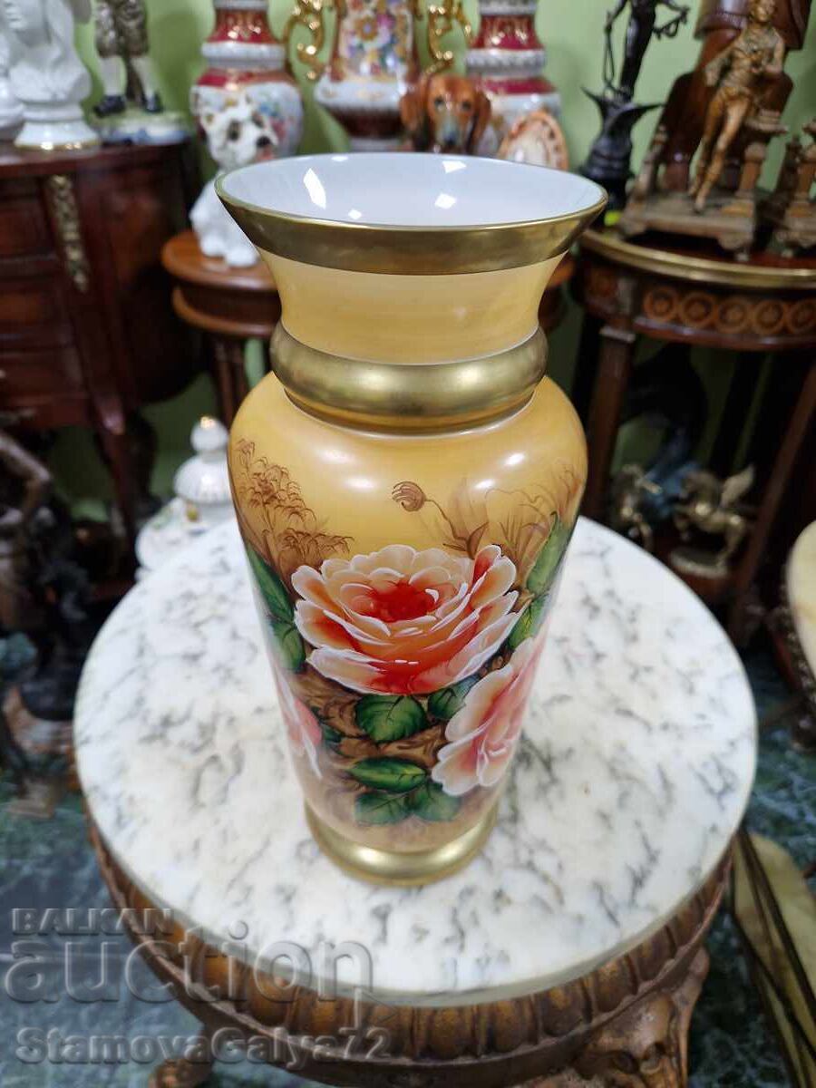 Auction  Top - Rare antique Czech vase Bohemia Bochemia