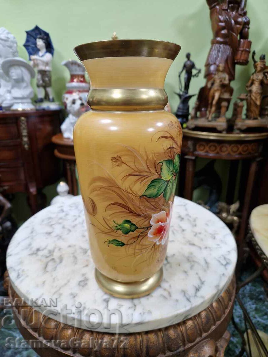 Κορυφαίο - Σπάνιο αντίκα τσέχικο βάζο Βοημίας Bochemia - 6 Κορυφαίο - Σπάνιο αντίκα τσέχικο βάζο Βοημίας Bochemia - 6