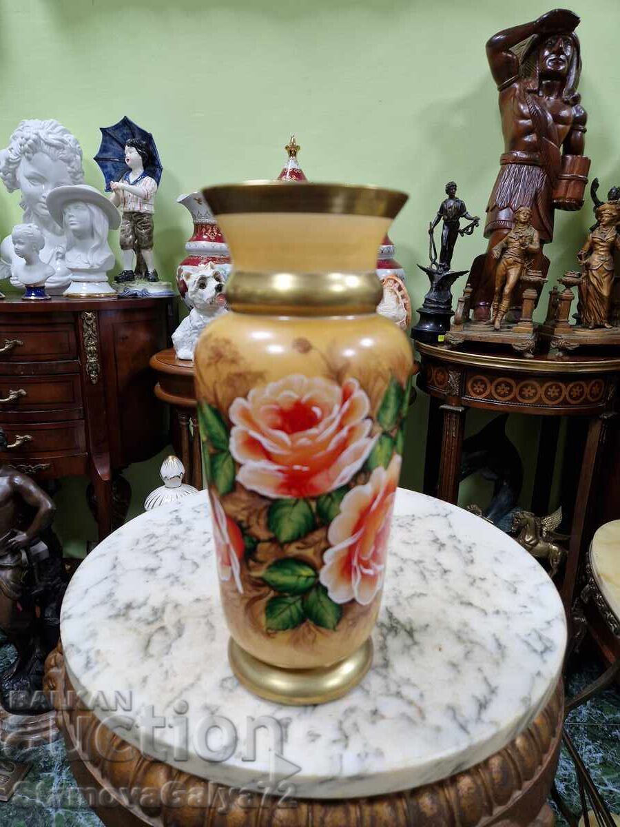 Top - Rare antique Czech vase Bohemia Bochemia