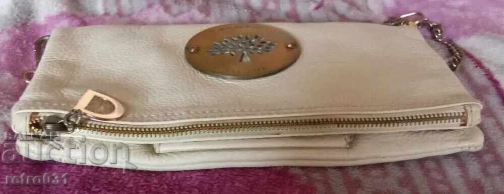 Винтидж дамска чанта Mulberry. естествена кожа - 7 Винтидж дамска чанта Mulberry. естествена кожа - 7