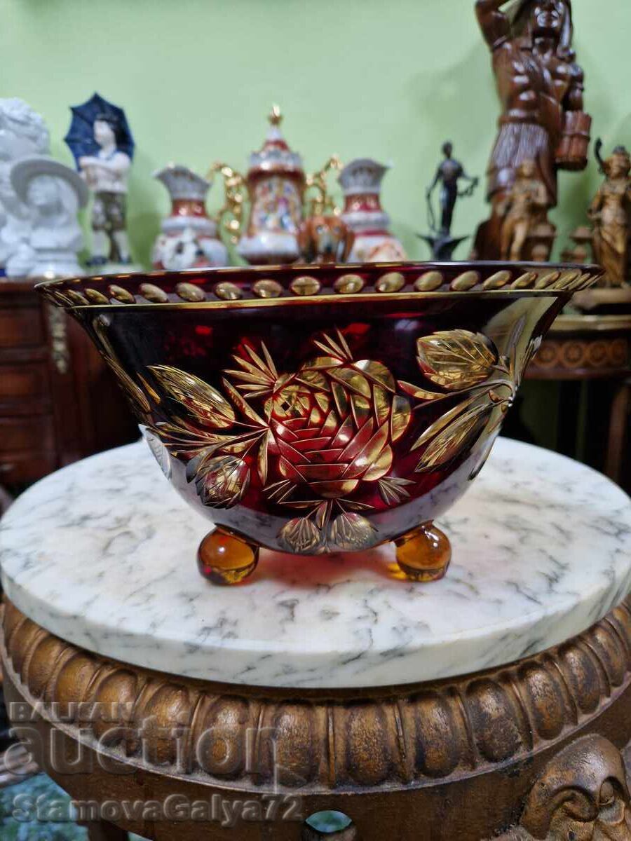 Auction Unique antique fruit bowl/candy dish Auction Unique antique fruit bowl/candy dish