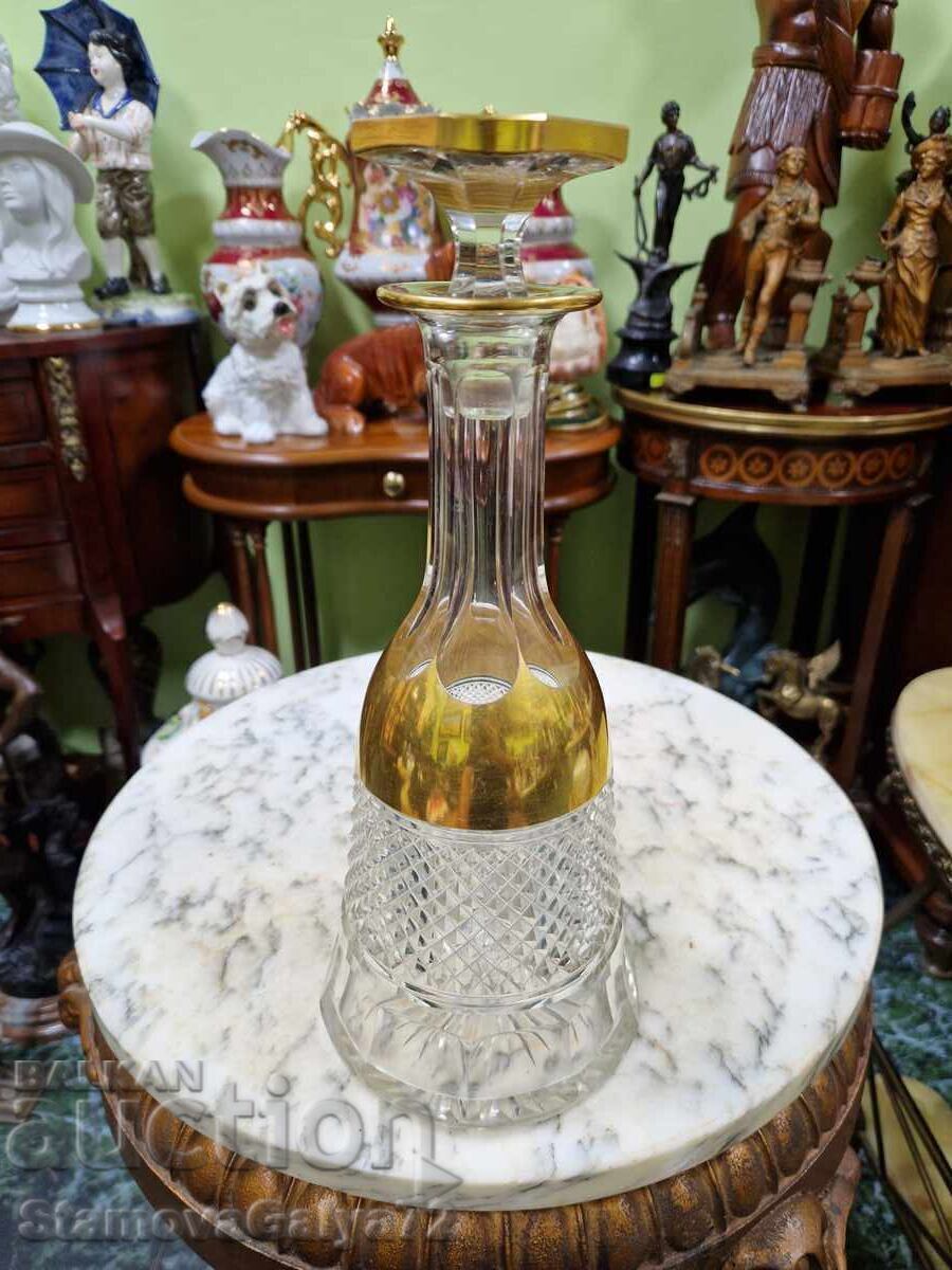 Страхотна антикварна немска гарафа декандер с цена 64.42 €