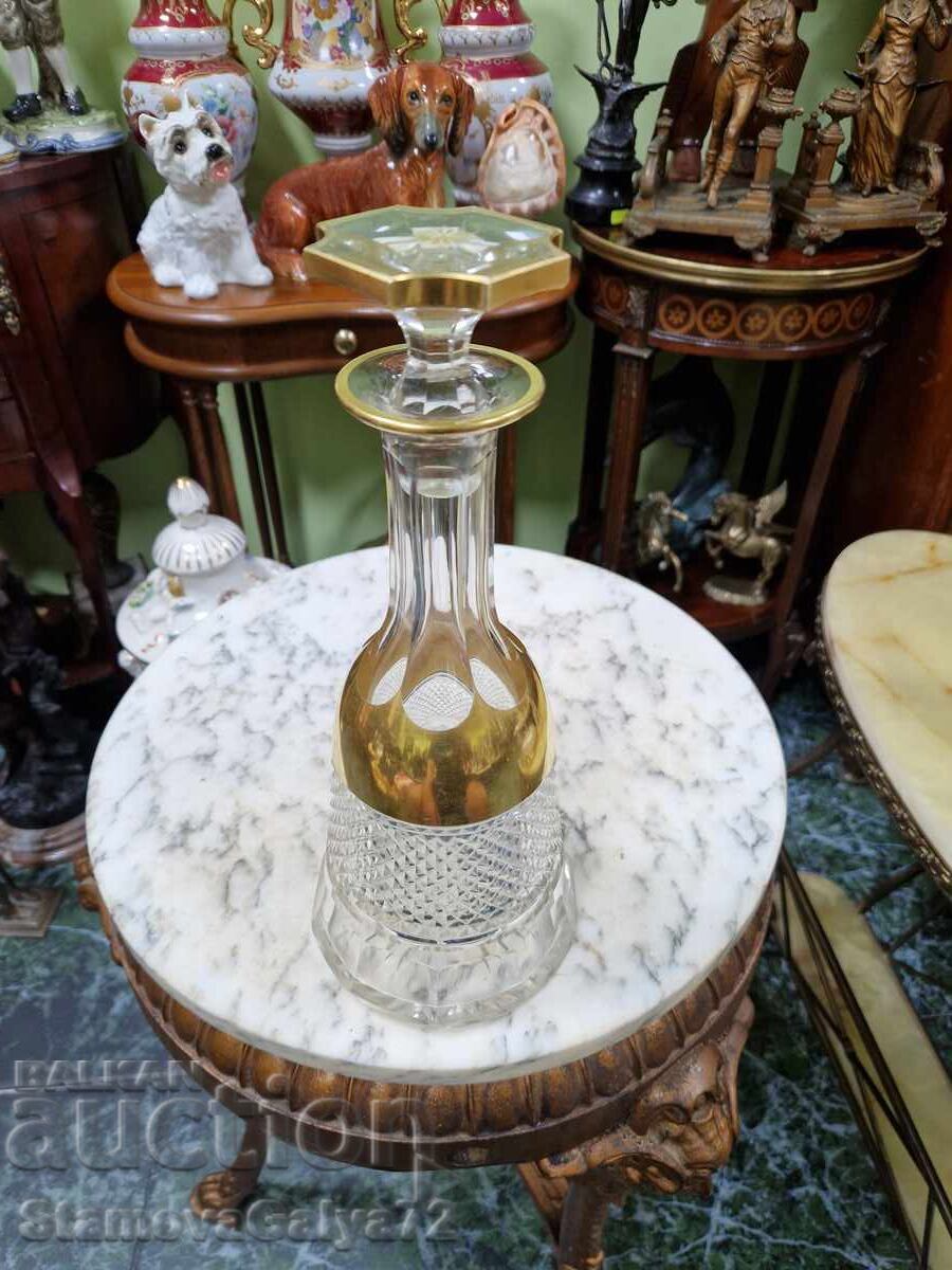 Δημοπρασία Εξαιρετική αντίκα γερμανική καράφα ντεκαντέρ