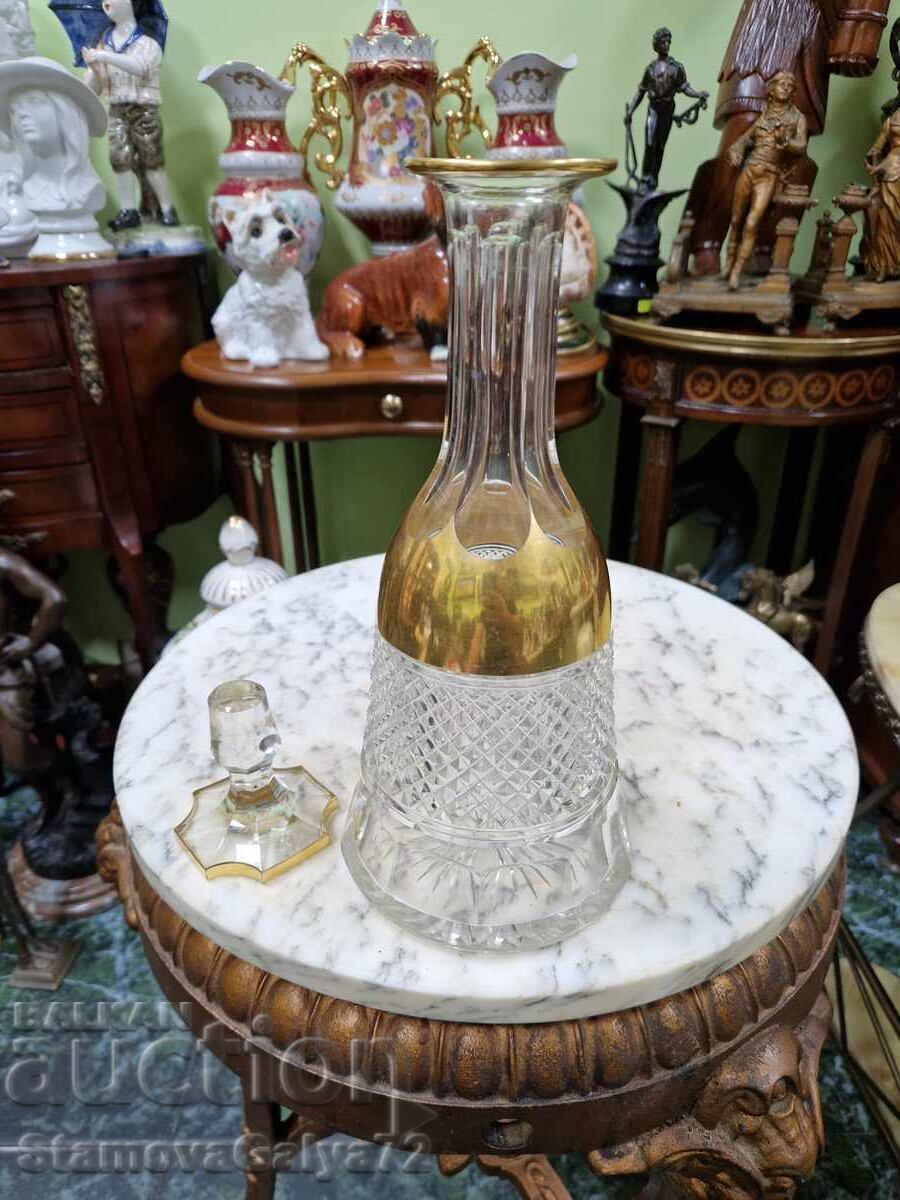 Superbă carafă decantor antică germană - 7