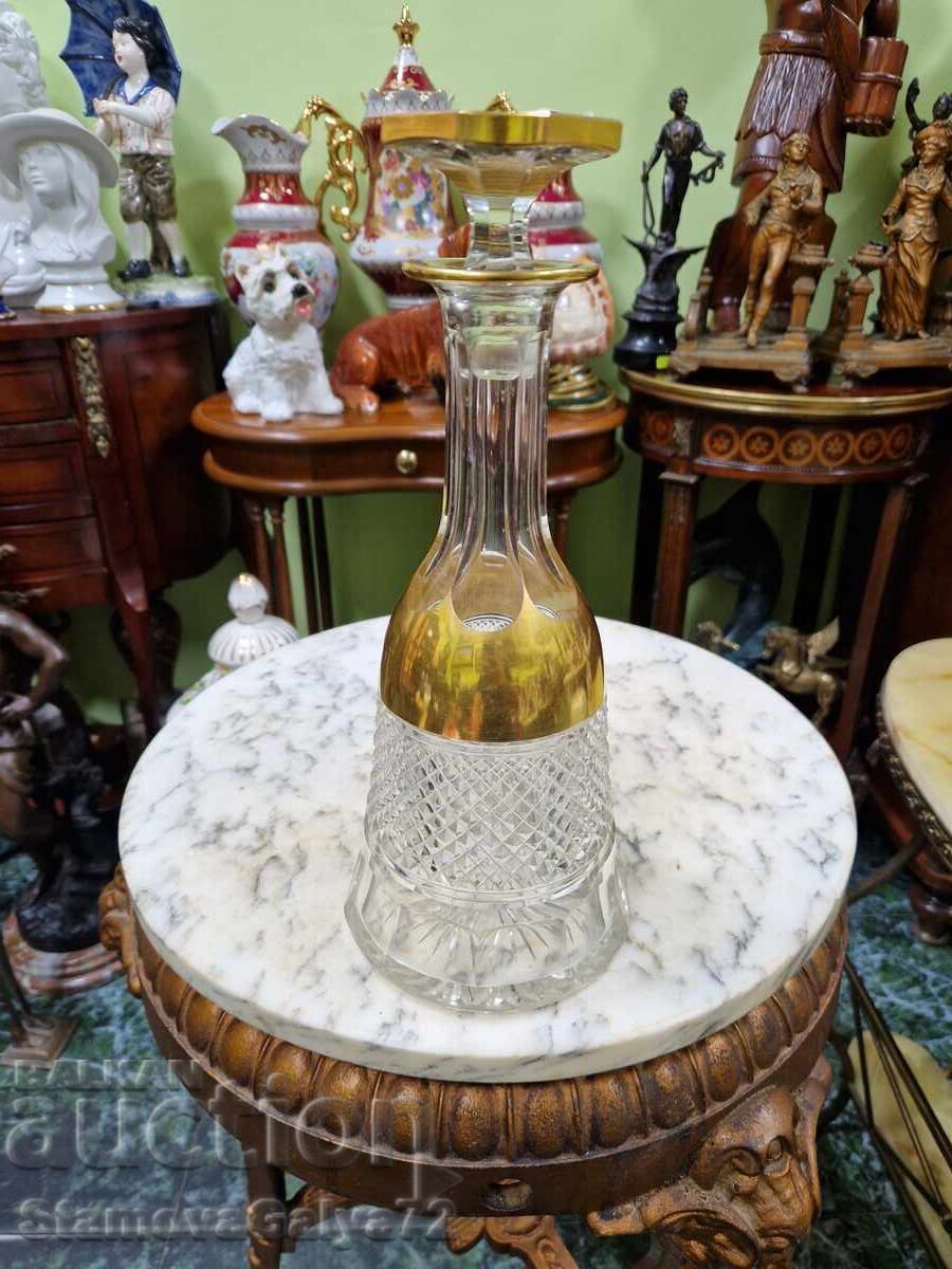 Superbă carafă decantor antică germană