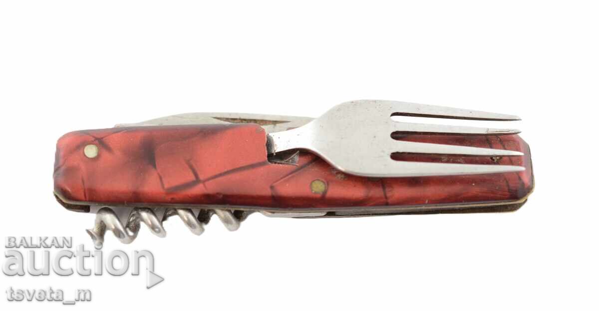 Cuțit de buzunar cu 3 scule