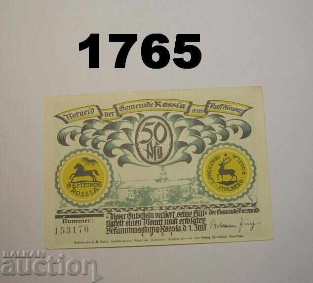 Rossla 50 pfennig 1921 Germany with price 2.00 BGN | € 1.02 Rossla 50 pfennig 1921 Germany with price 2.00 BGN | € 1.02