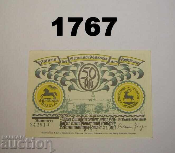 Rossla 50 pfennig 1921 Germany with price 2.00 BGN | € 1.02 Rossla 50 pfennig 1921 Germany with price 2.00 BGN | € 1.02