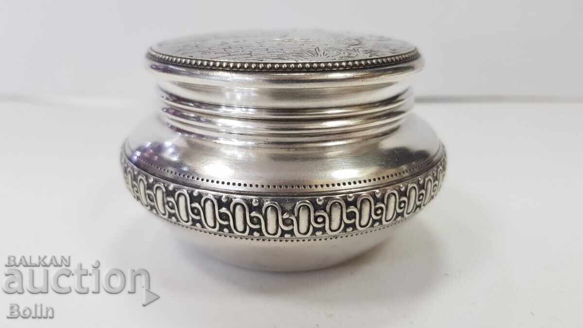 Rare Silver Jewelry Box, Pillbox 1880-1920 Europe with price 390.00 BGN | € 199.40