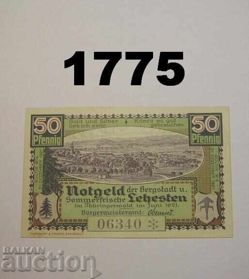 Λέχεστεν 50 πφέννιγκ 1921 Γερμανία Λέχεστεν 50 πφέννιγκ 1921 Γερμανία