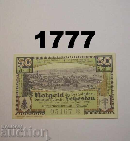 Λέχεστεν 50 πφέννιγκ 1921 Γερμανία Λέχεστεν 50 πφέννιγκ 1921 Γερμανία