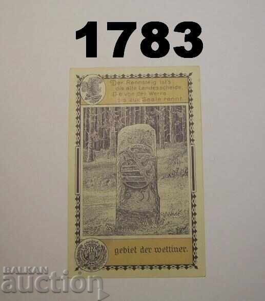 Λέχεστεν 50 πφέννιγκ 1921 Γερμανία με τιμή 2.50 BGN | € 1.28