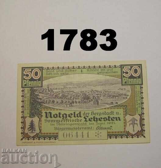 Λέχεστεν 50 πφέννιγκ 1921 Γερμανία