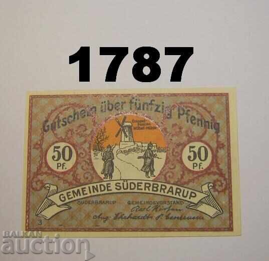 Süderbrarup 50 pfennig 1921 Germania