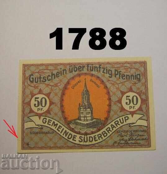 Süderbrarup 50 pfennig 1921 Germania
