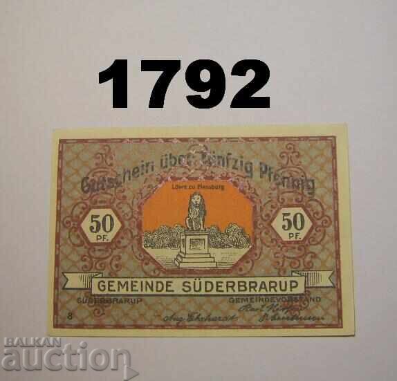 Süderbrarup 50 pfennig 1921 Germany