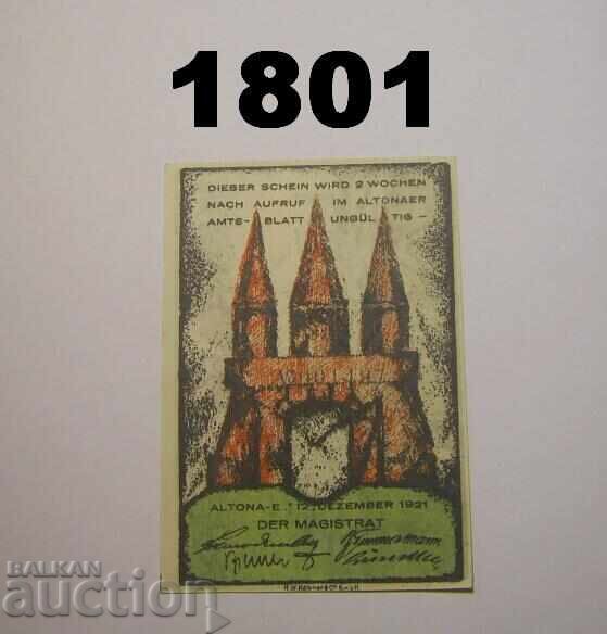 Altona 60 Pfennig 1921 Germany with price 3.00 BGN | € 1.53