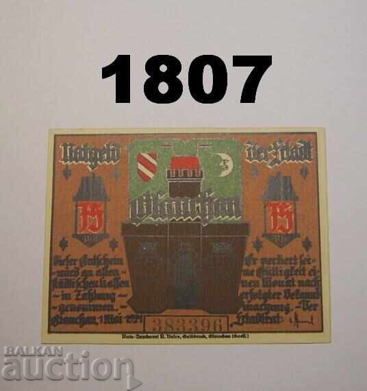 Glauchau 75 pfennig 1921 Germany with price 2.50 BGN | € 1.28