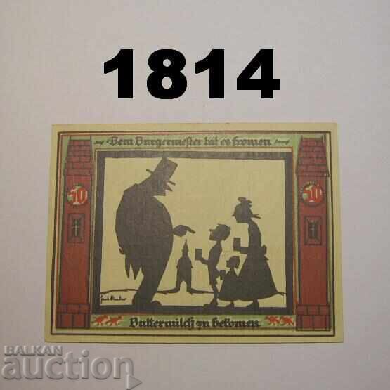 Glauchau 50 pfennig 1921 Германия