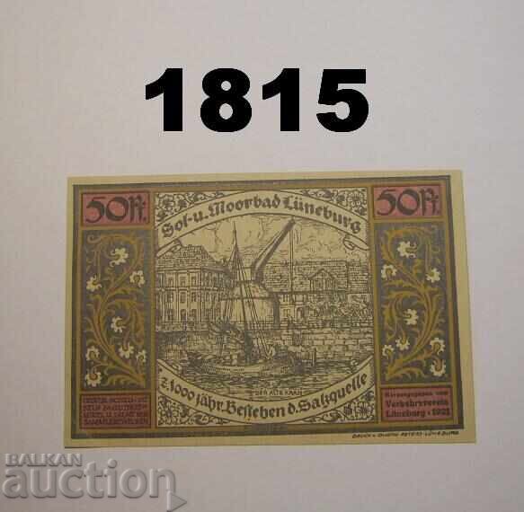 Lüneburg 50 pfennig 1921 Germany with price 2.00 BGN | € 1.02
